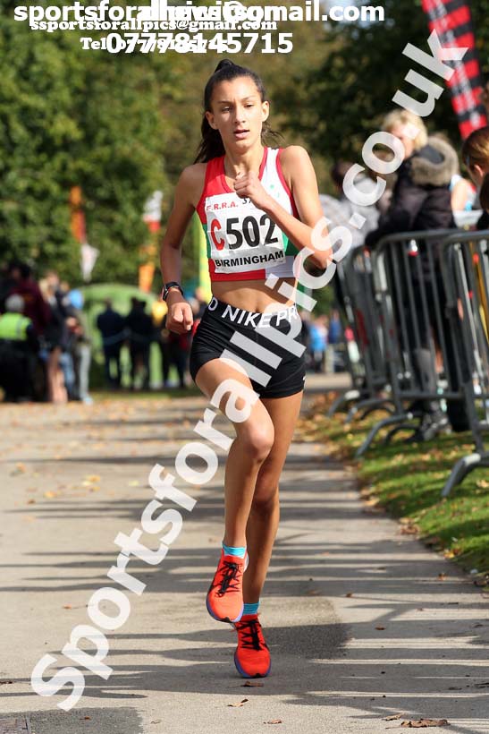Womens under-17 3 stage road relay, 2019 ERRA 6 and 4 Stage Relay and Young Athletes.  Photo: David T. Hewitson/Sports for All Pics